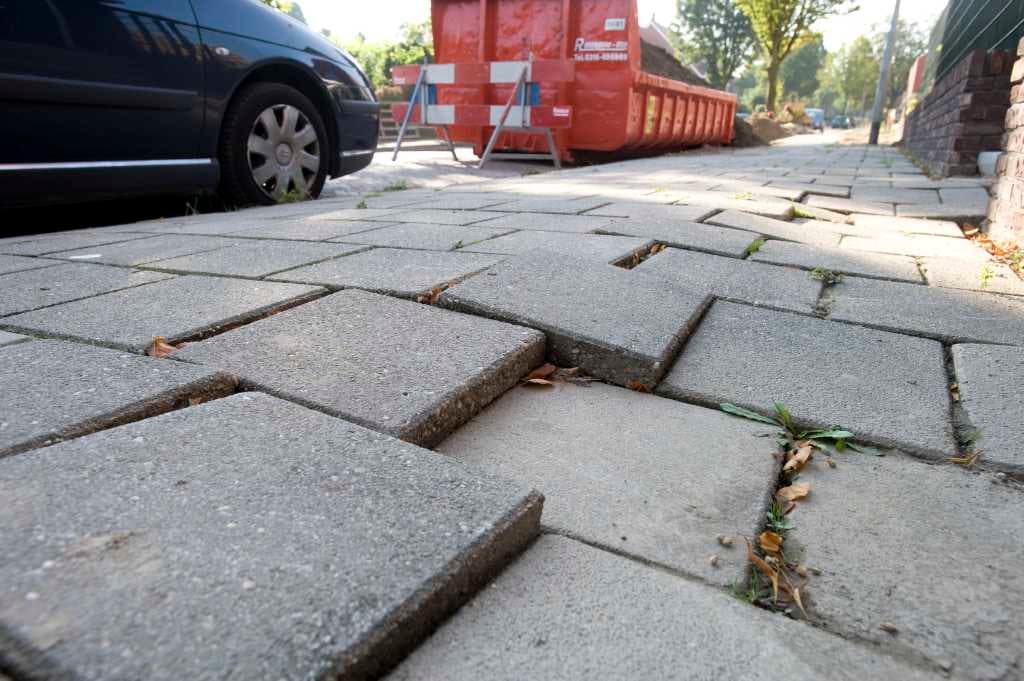 IP Iv Klimaat Water Bodemdaling Foto Verzakking